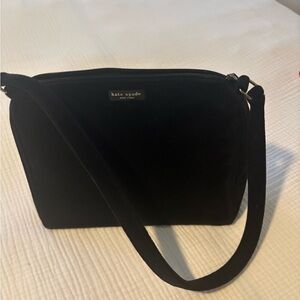 Kate Spade Classic Black velvet Bag